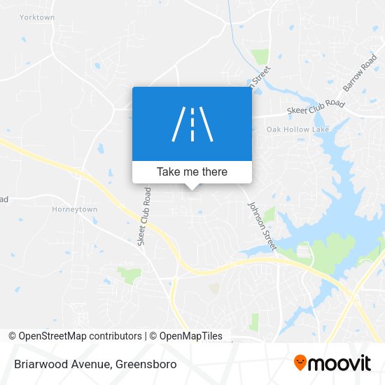 Briarwood Avenue map