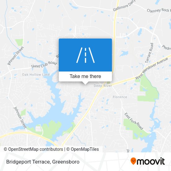 Bridgeport Terrace map