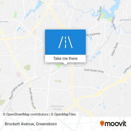 Brockett Avenue map