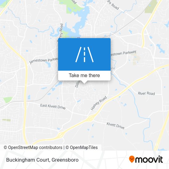 Mapa de Buckingham Court