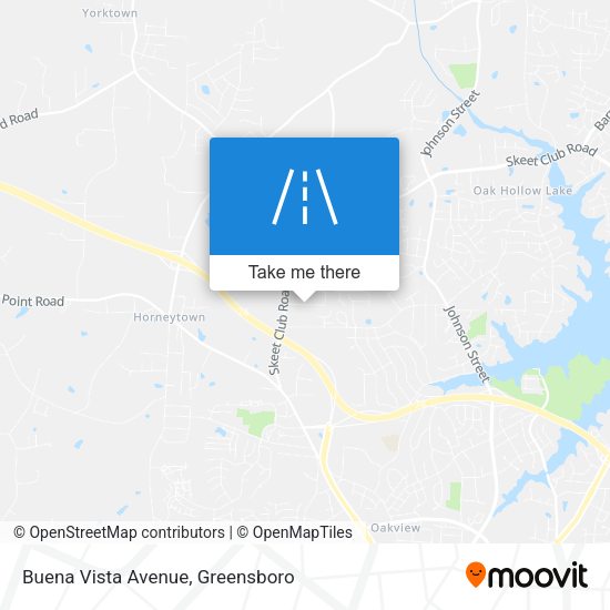 Buena Vista Avenue map