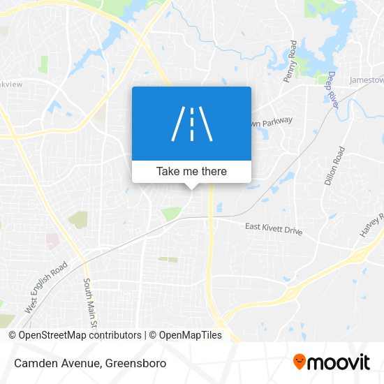 Mapa de Camden Avenue