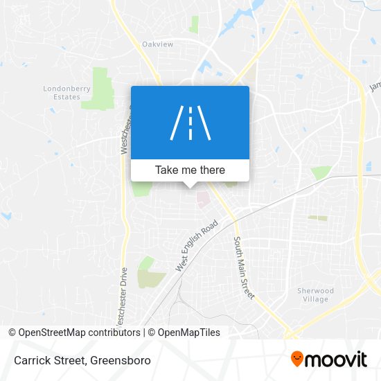 Carrick Street map