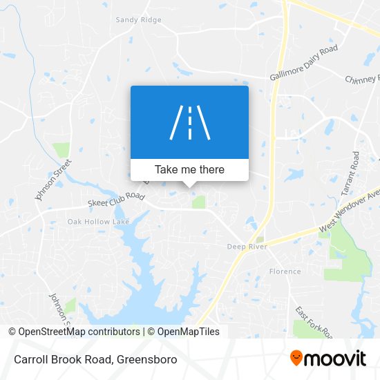 Mapa de Carroll Brook Road