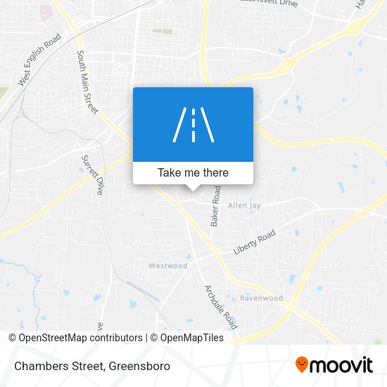 Mapa de Chambers Street