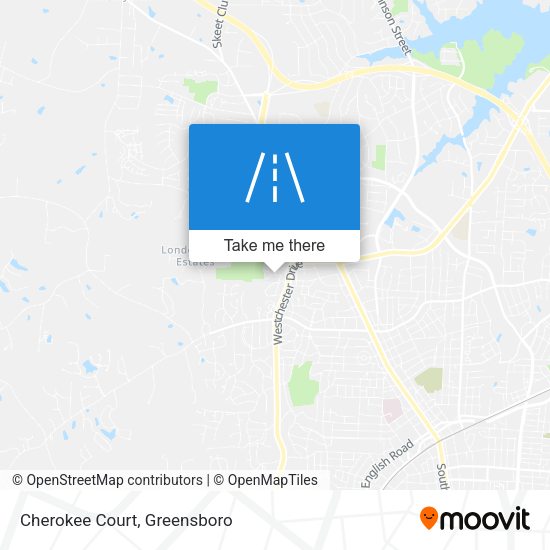 Mapa de Cherokee Court
