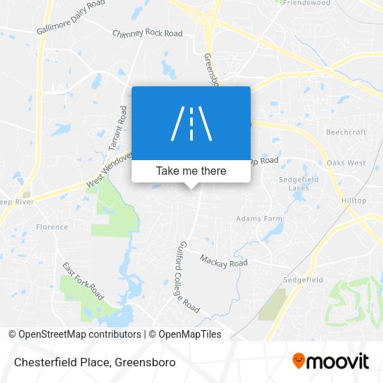 Mapa de Chesterfield Place
