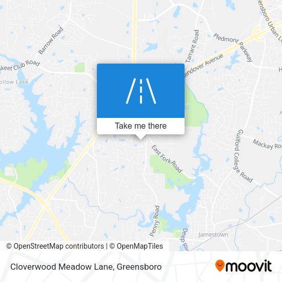 Mapa de Cloverwood Meadow Lane