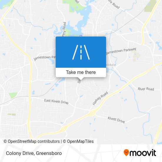Mapa de Colony Drive