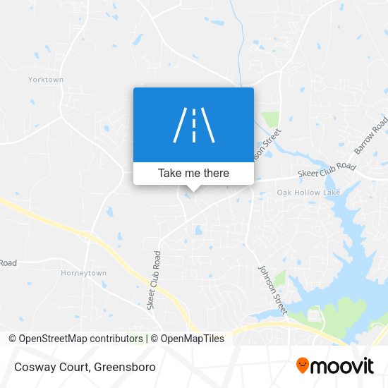 Mapa de Cosway Court