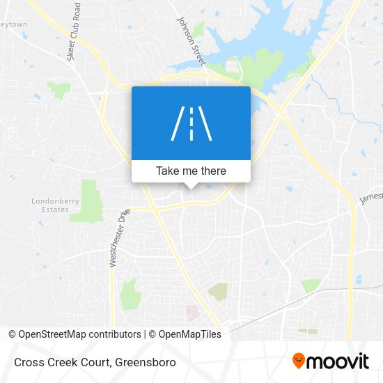 Cross Creek Court map