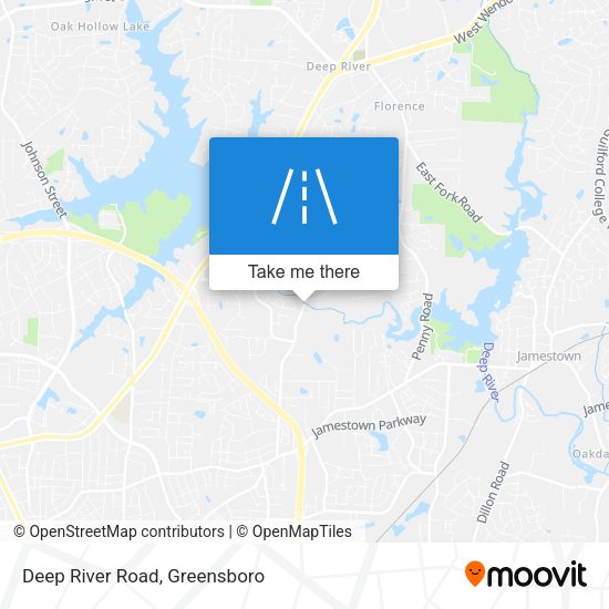 Deep River Road map