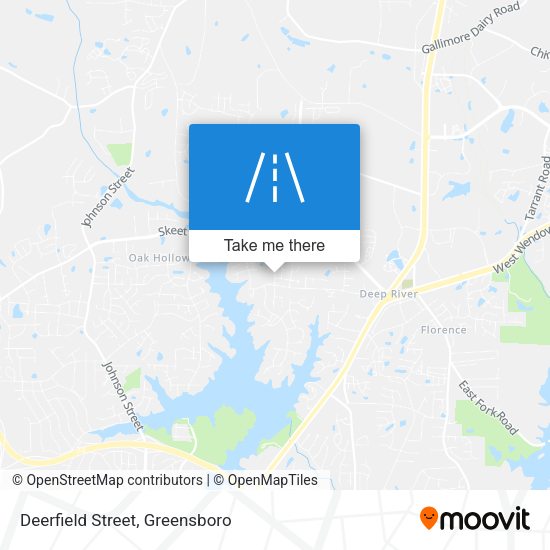 Deerfield Street map