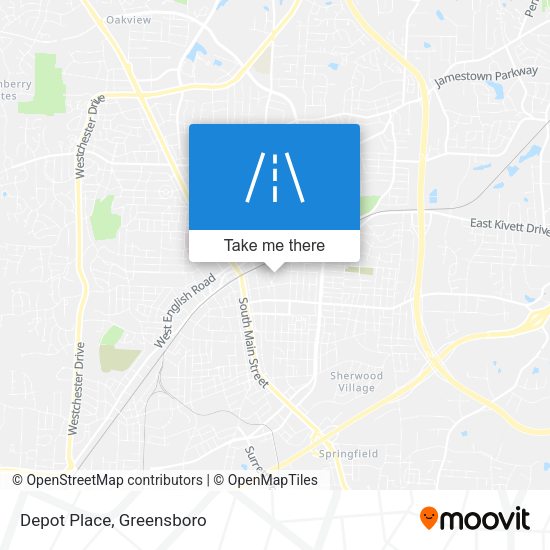 Mapa de Depot Place