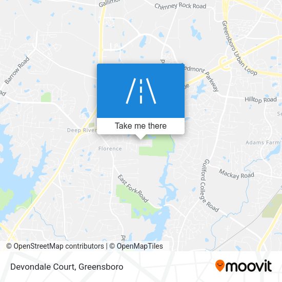 Devondale Court map