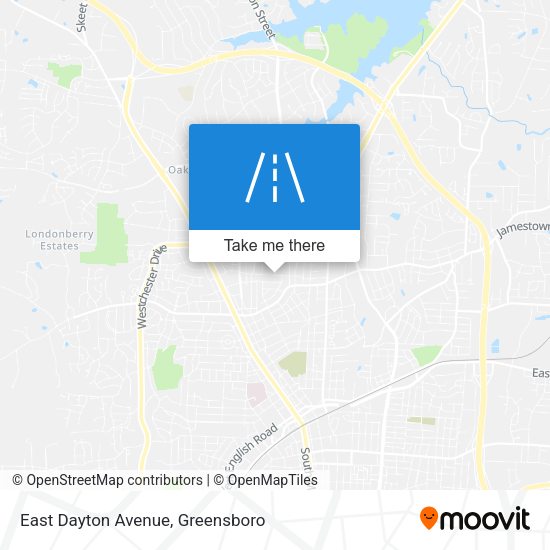 East Dayton Avenue map