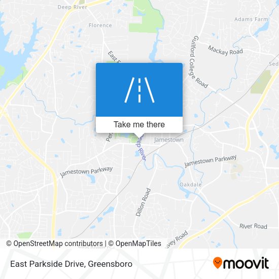 Mapa de East Parkside Drive