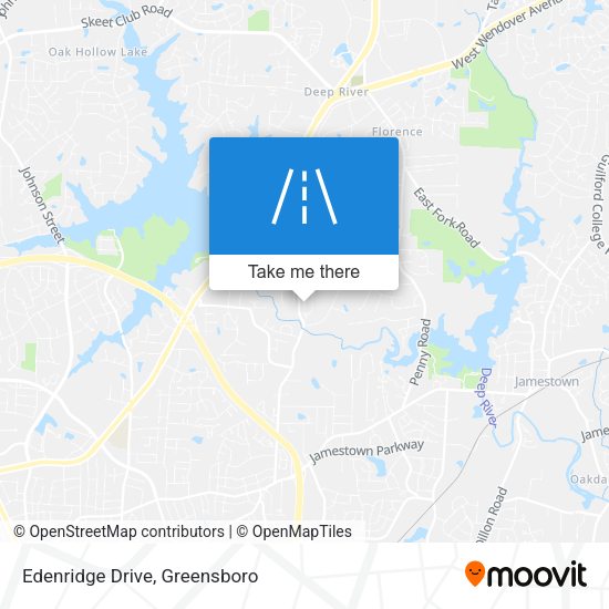 Edenridge Drive map