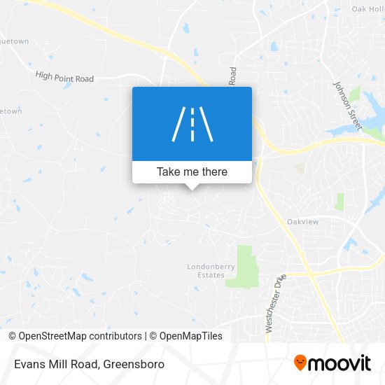 Mapa de Evans Mill Road