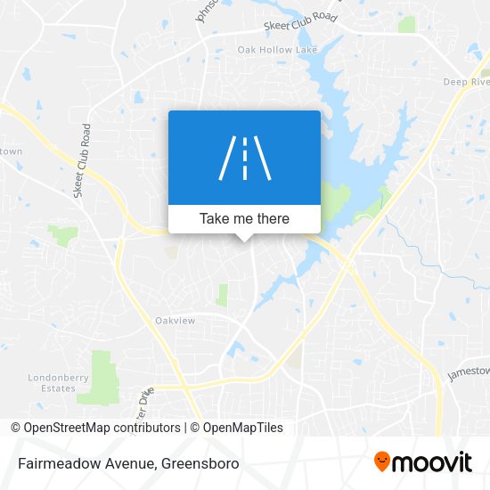 Fairmeadow Avenue map