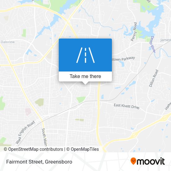 Fairmont Street map