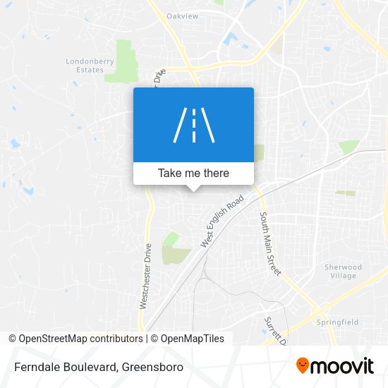 Ferndale Boulevard map