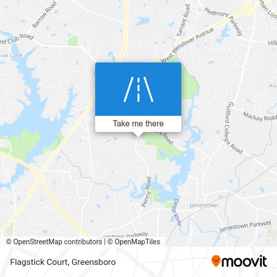 Flagstick Court map