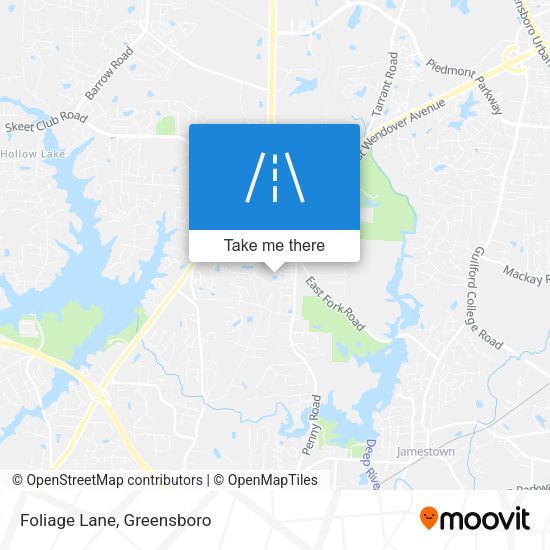 Mapa de Foliage Lane