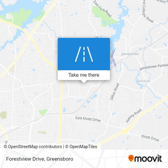 Forestview Drive map