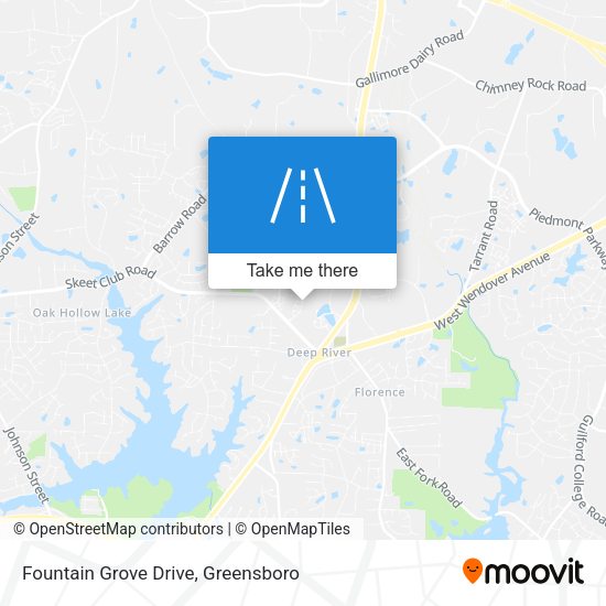 Fountain Grove Drive map