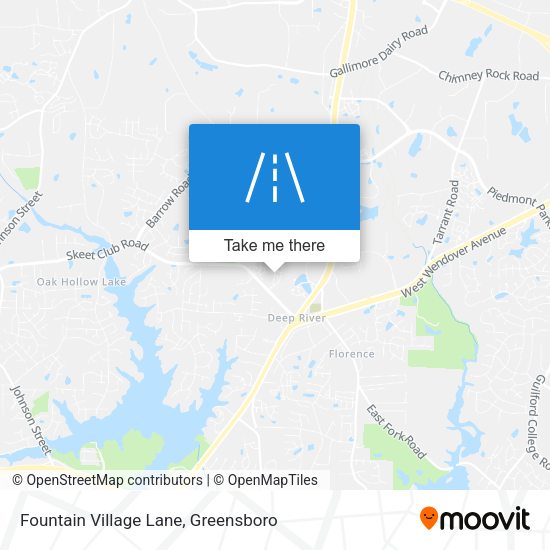 Fountain Village Lane map