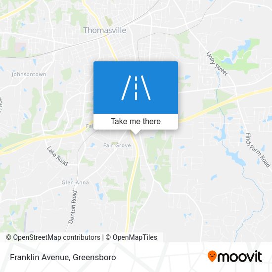 Mapa de Franklin Avenue