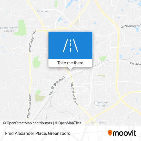 Fred Alexander Place map