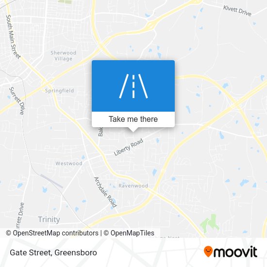 Gate Street map