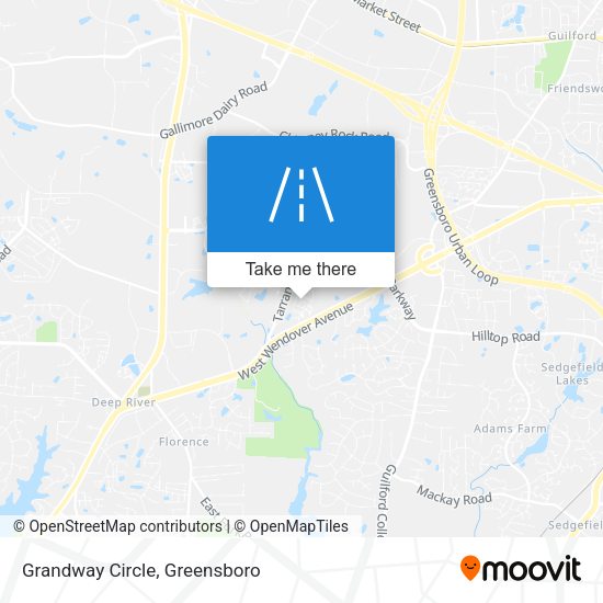 Grandway Circle map