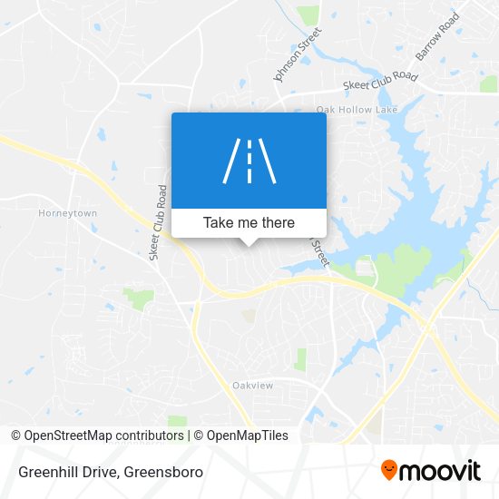 Greenhill Drive map