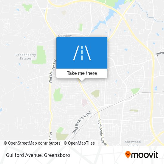 Guilford Avenue map