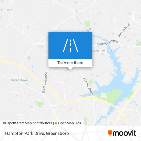 Mapa de Hampton Park Drive