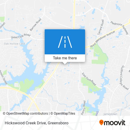 Mapa de Hickswood Creek Drive