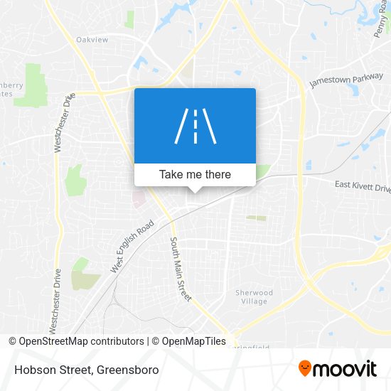 Mapa de Hobson Street