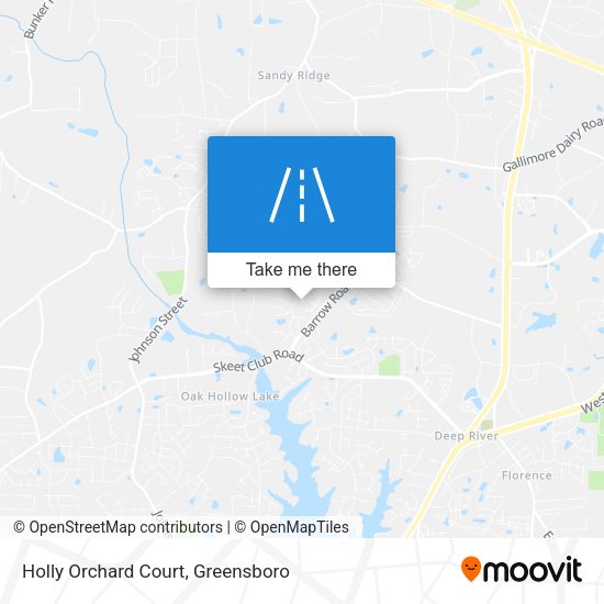 Holly Orchard Court map