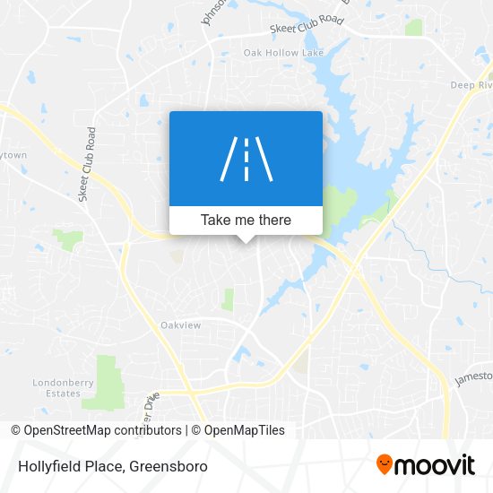 Hollyfield Place map