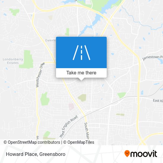 Mapa de Howard Place