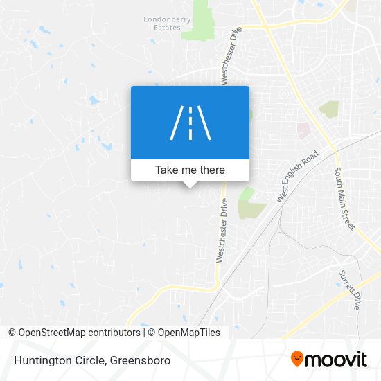 Huntington Circle map