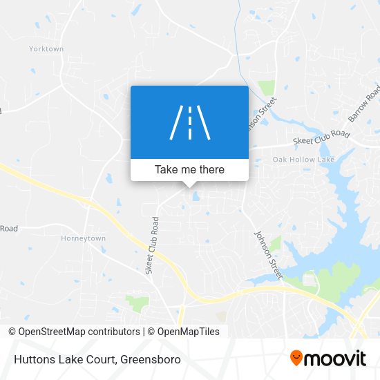 Huttons Lake Court map