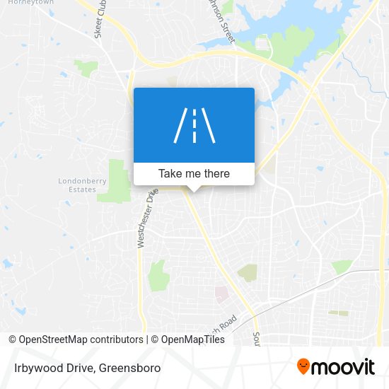 Irbywood Drive map