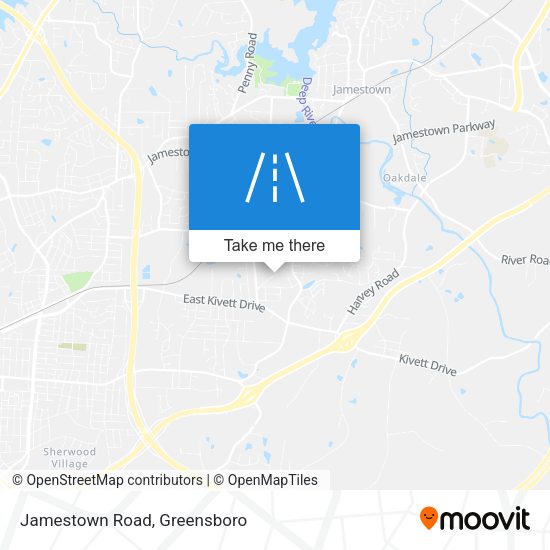 Mapa de Jamestown Road