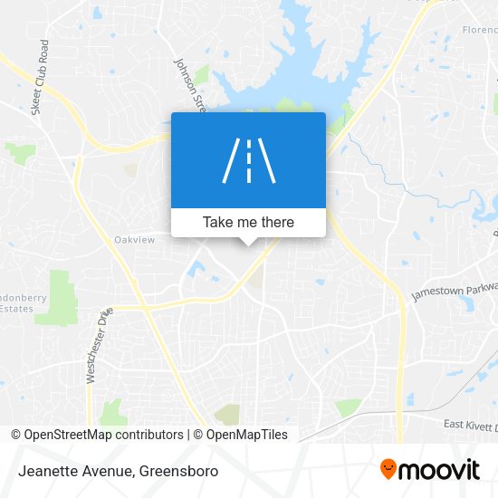 Mapa de Jeanette Avenue