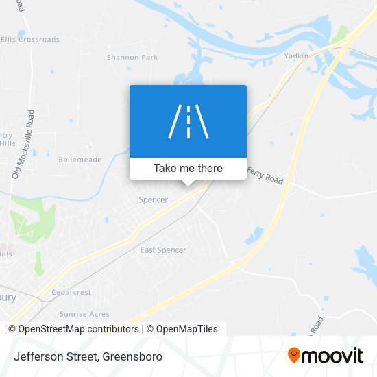 Mapa de Jefferson Street