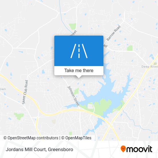 Jordans Mill Court map